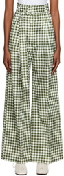 Tanner Fletcher Green Bianca Trousers