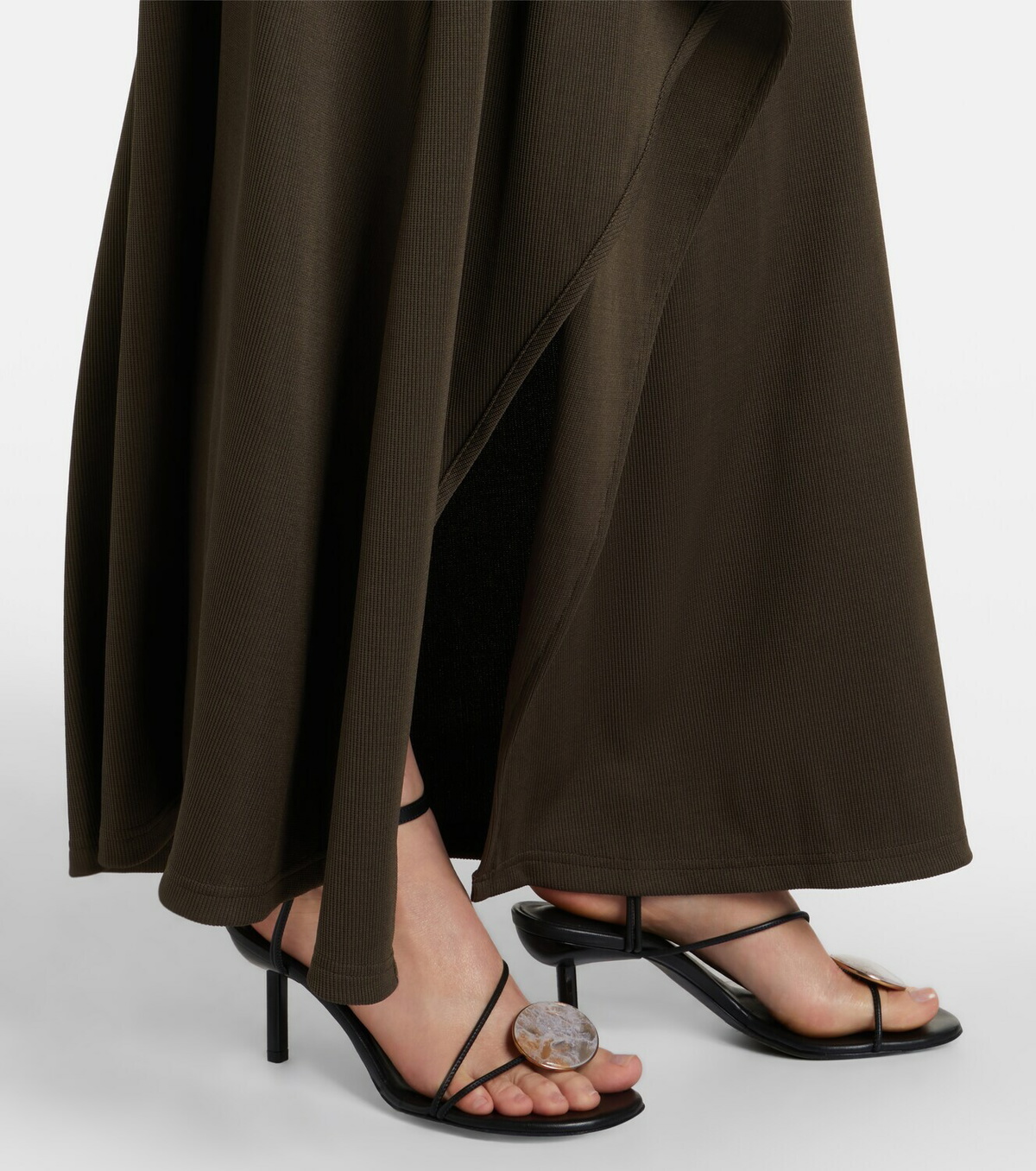 Christopher Esber Occhio embellished jersey maxi skirt
