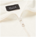Howlin' - Homer Cotton-Blend Terry Half-Zip Sweatshirt - Neutrals