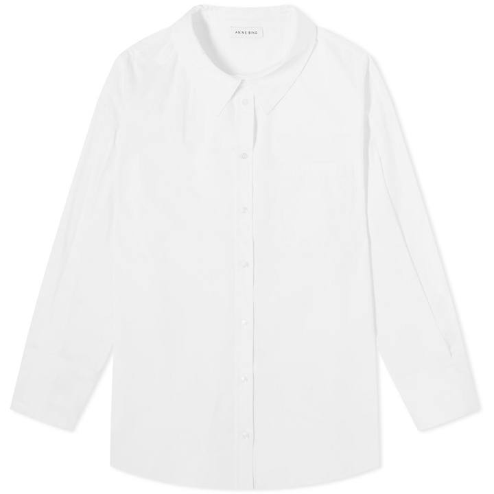 Photo: Anine Bing Women's Mika Shirt in White