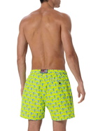 MC2 Saint Barth Man Lightweight Fabric Swim-shorts Lighting Micro Fantasy With Gym And Gin Print