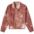 AFFXWRKS Men's Crease Dye Boxed Blouson in Stain Pink