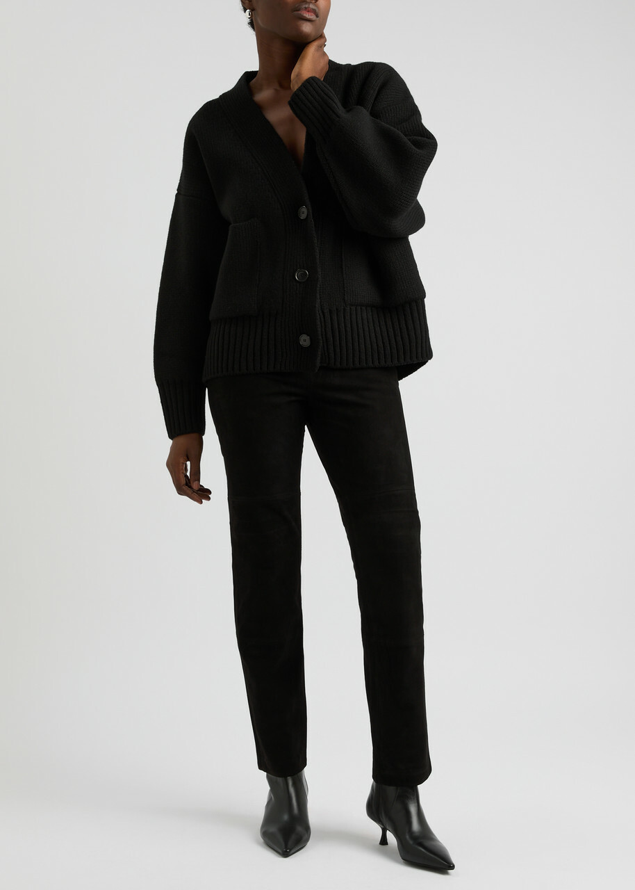 Rohe Wool Cardigan Black