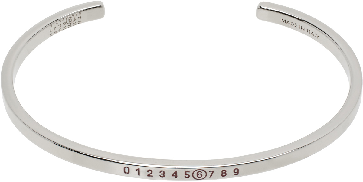 【MM6 Maison Margiela】Chevaliere bracelet オープンカフ MM6 Maison Margiela Chevalière Bracelet MM6 Maison Margiela