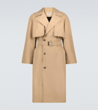 Loewe - Double flap cotton trench coat