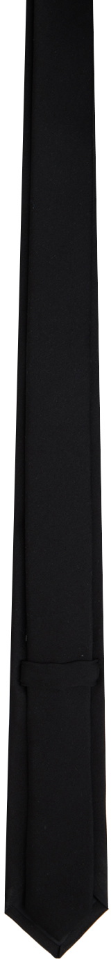 Yuki Hashimoto Black Silk Tie