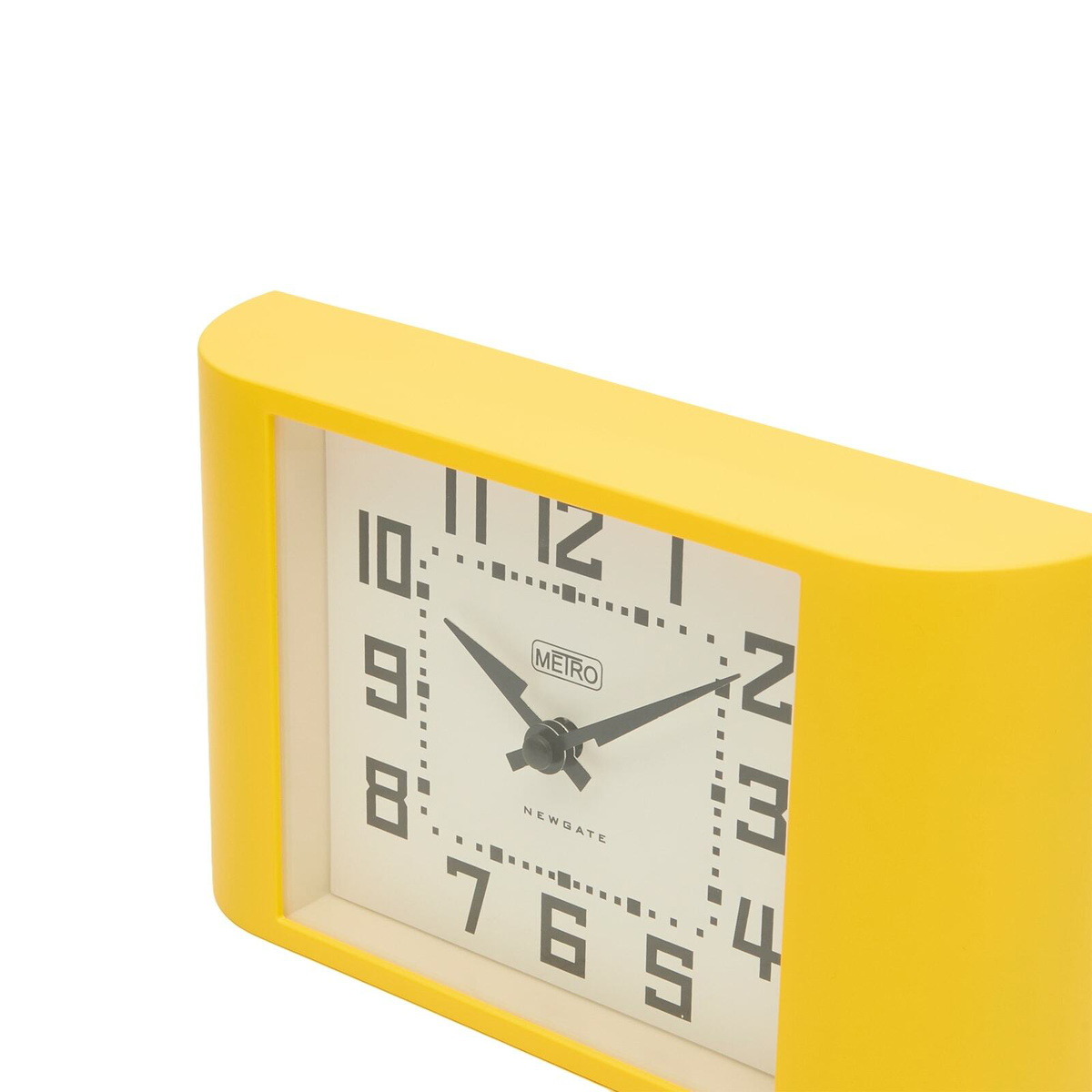 Newgate Clocks Mini Metro Mantle Clock in Yellow 