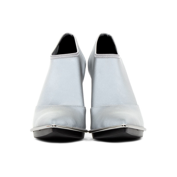 Alexander wang silver clearance boots