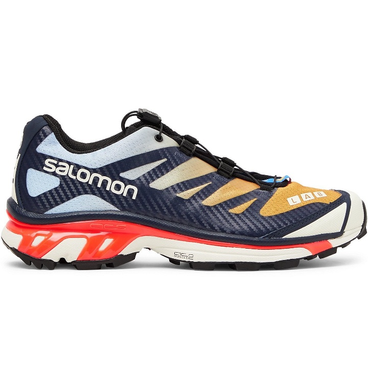 Photo: Salomon - XT-4 Advanced Rubber-Trimmed Coated Mesh Running Sneakers - Multi