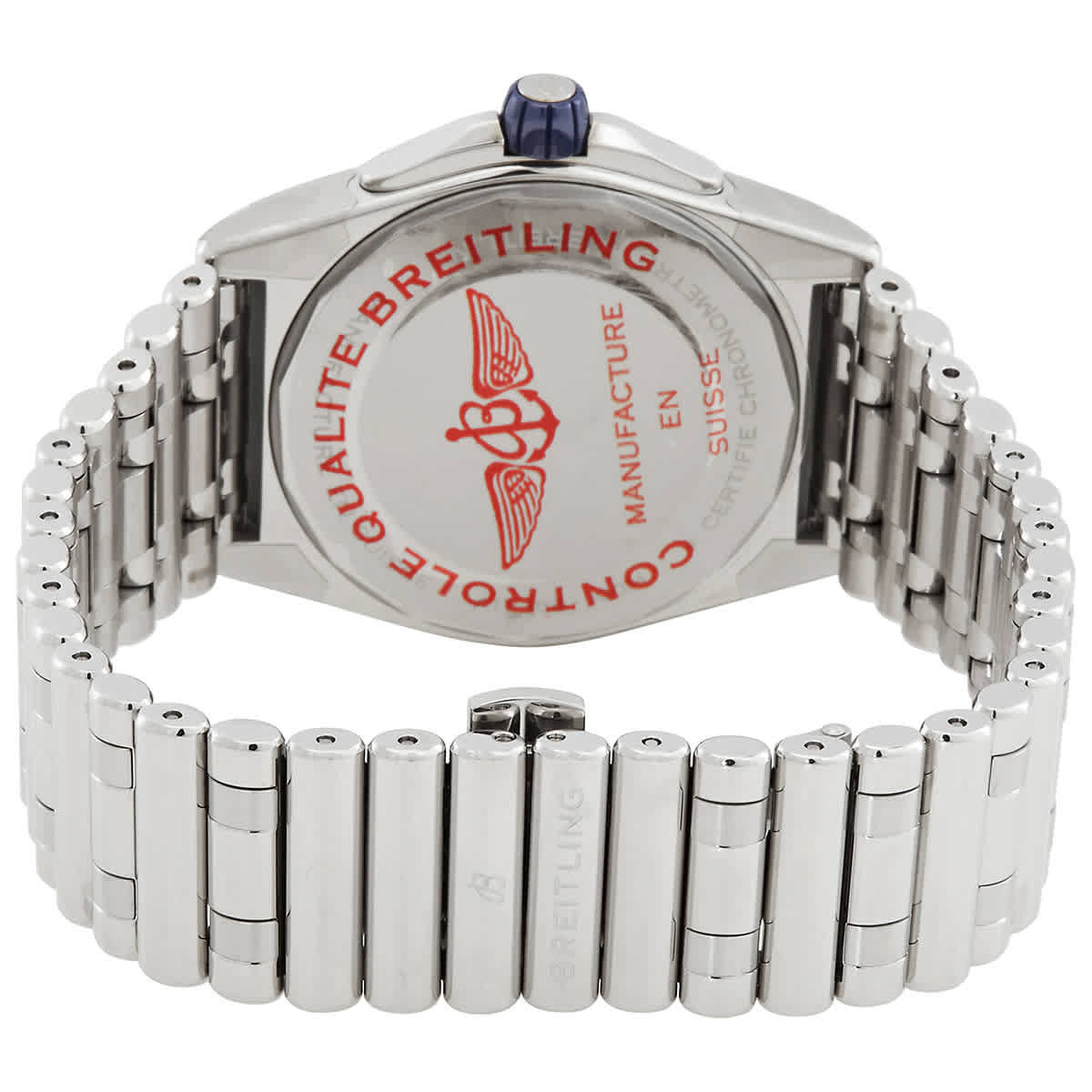 Breitling Chronomat Automatic Chronometer Diamond Blue Dial Unisex Watch A17356531C1A1