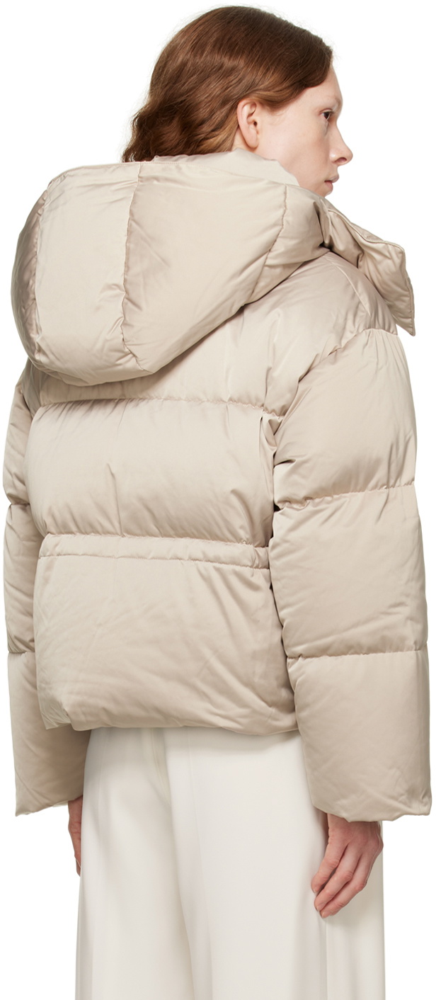 Blossom Beige Goose Pupper Down Jacket