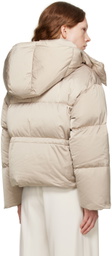 Blossom Beige Goose Pupper Down Jacket