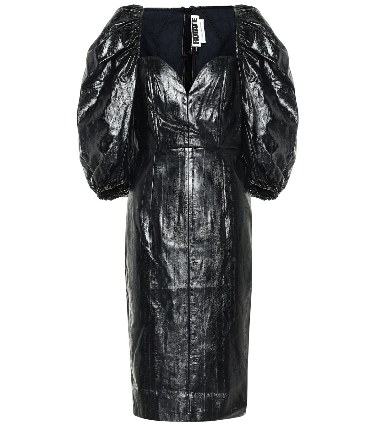 関税込【Rotate】Irina faux leather midi dress Rotate Birger Christensen Irina faux leather midi dress