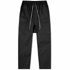 Rick Owens Men's Cargo Long Pants in Black