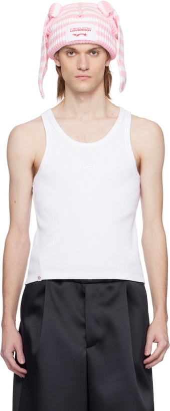 Photo: Charles Jeffrey LOVERBOY White Logo Tank Top
