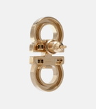 Ferragamo Gancini logo earrings