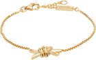 Bottega Veneta Gold Knot Bracelet