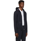 Moncler Navy Maglia Cardigan Hoodie