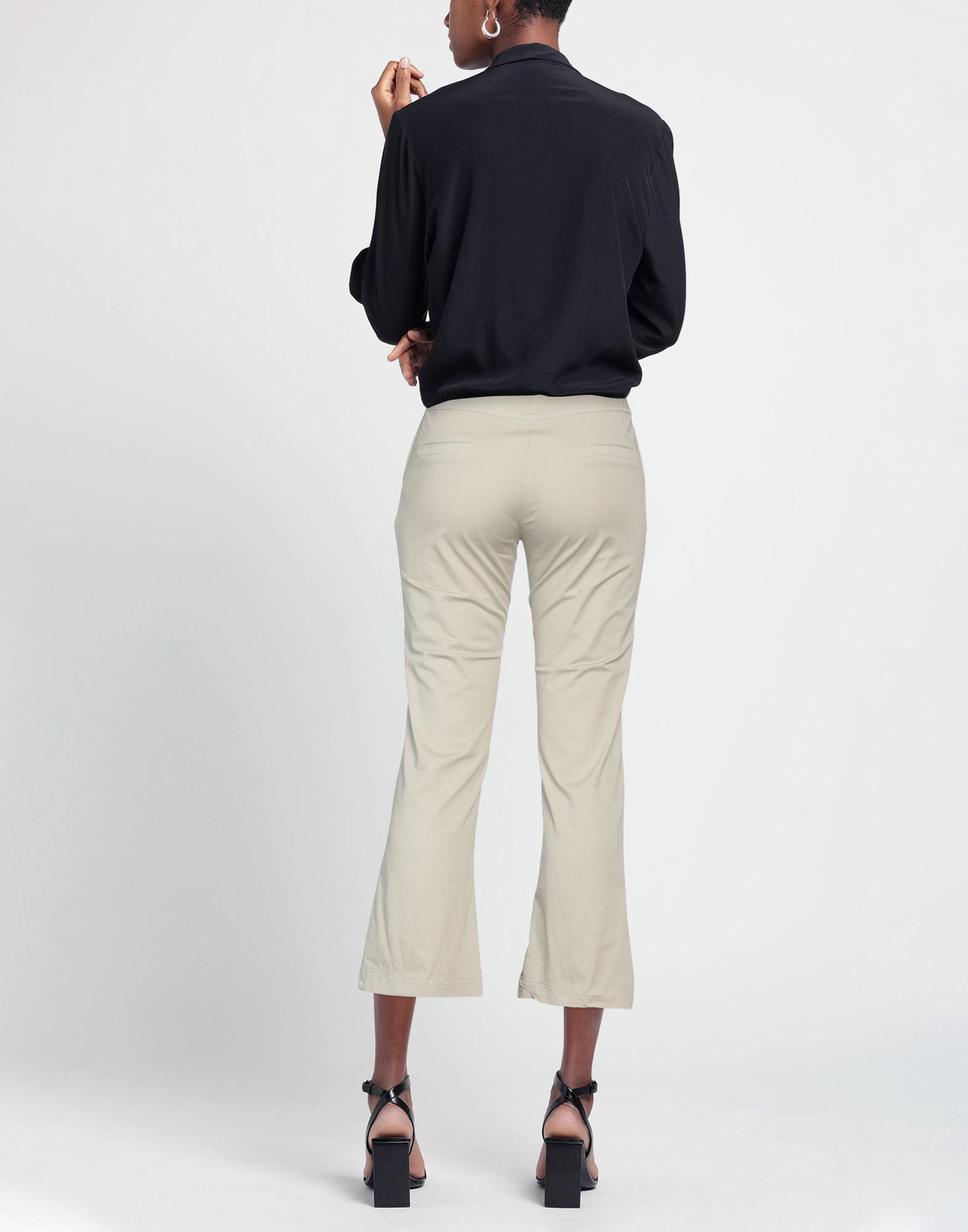 Manila Grace Womens Pants Light in Grey