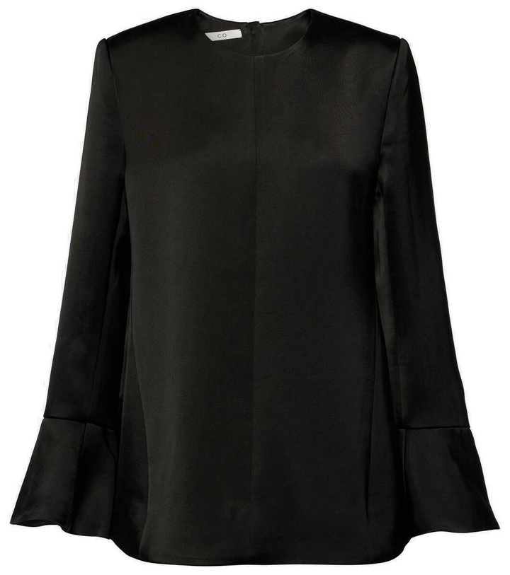 Photo: CO Satin crêpe blouse