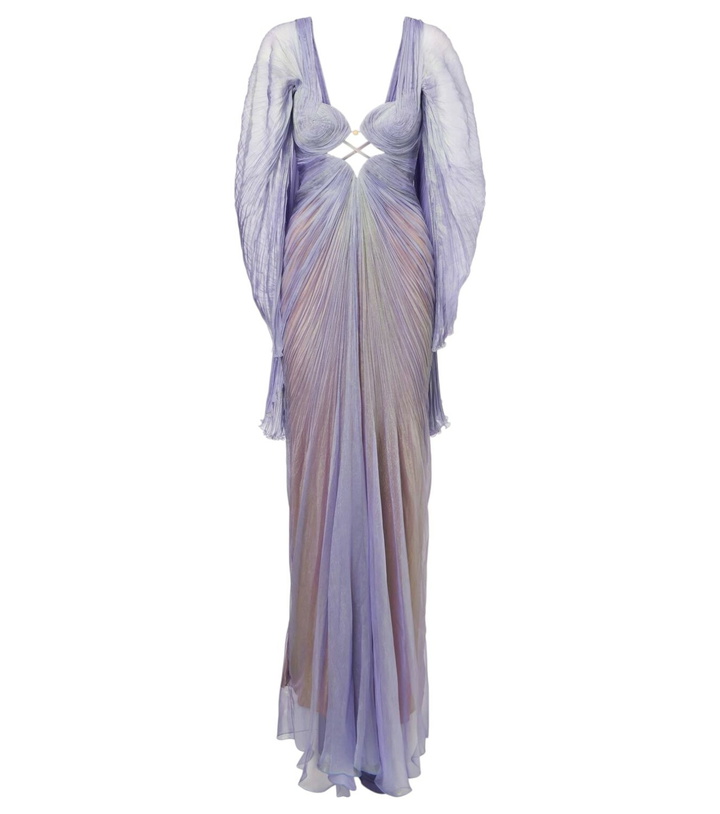 Photo: Maria Lucia Hohan Cassandra caped silk gown