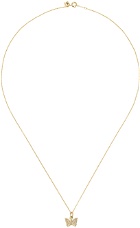 NEEDLES Gold Papillon Necklace