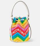 Valentino Garavani VLogo Mini canvas bucket bag