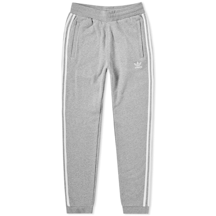 Photo: Adidas 3 Stripe Sweat Pant Grey
