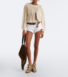 Isabel Marant Bobby snake-effect leather wedge sneakers