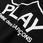 Comme des Garçons Play Men's Inverted Heart Logo T-Shirt in Black