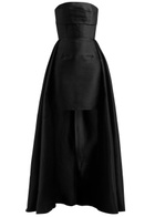 Solace London Trina Strapless Faille Gown Black