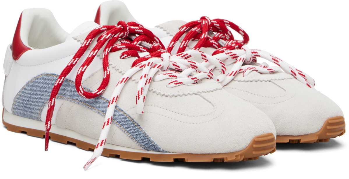 Dsquared2 Beige & White DC-642 Sneakers