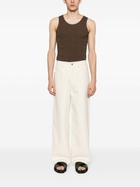 Nanushka Neutral Jurian Wide-Leg Trousers