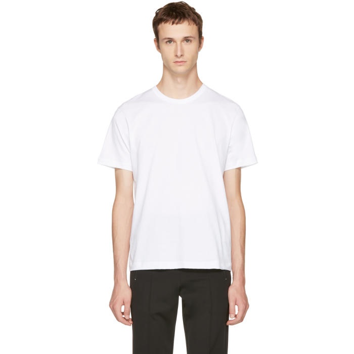 Photo: Comme des GarÃ§ons Shirt White Basic T-Shirt 