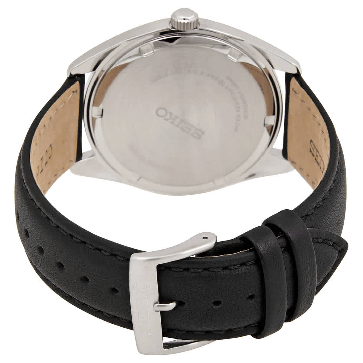 Seiko Sapphire Quartz Black Dial Mens Watch SUR461P1