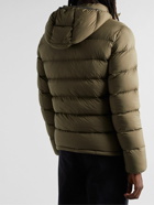 Herno - Quilted Nylon Hooded Down Jacket - Green
