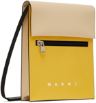 Marni Yellow & Beige Tribeca Messenger Bag