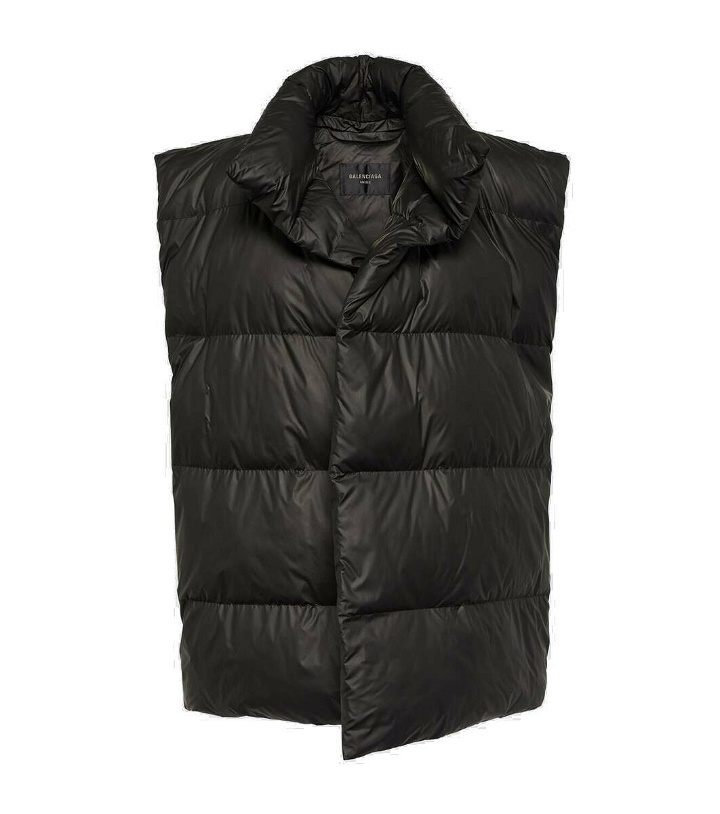 Photo: Balenciaga Wrap puffer vest