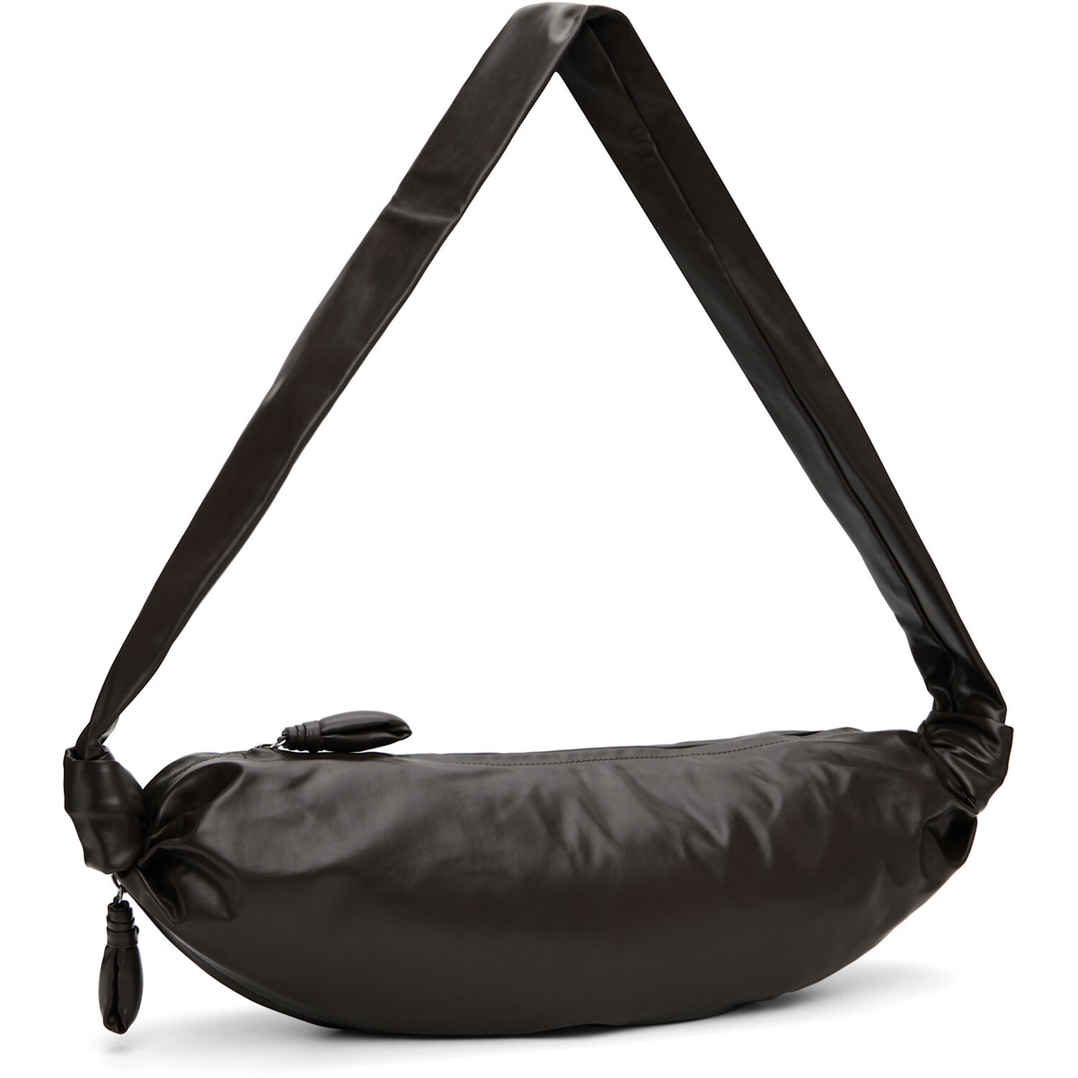 LEMAIRE Brown Medium Soft Croissant Bag