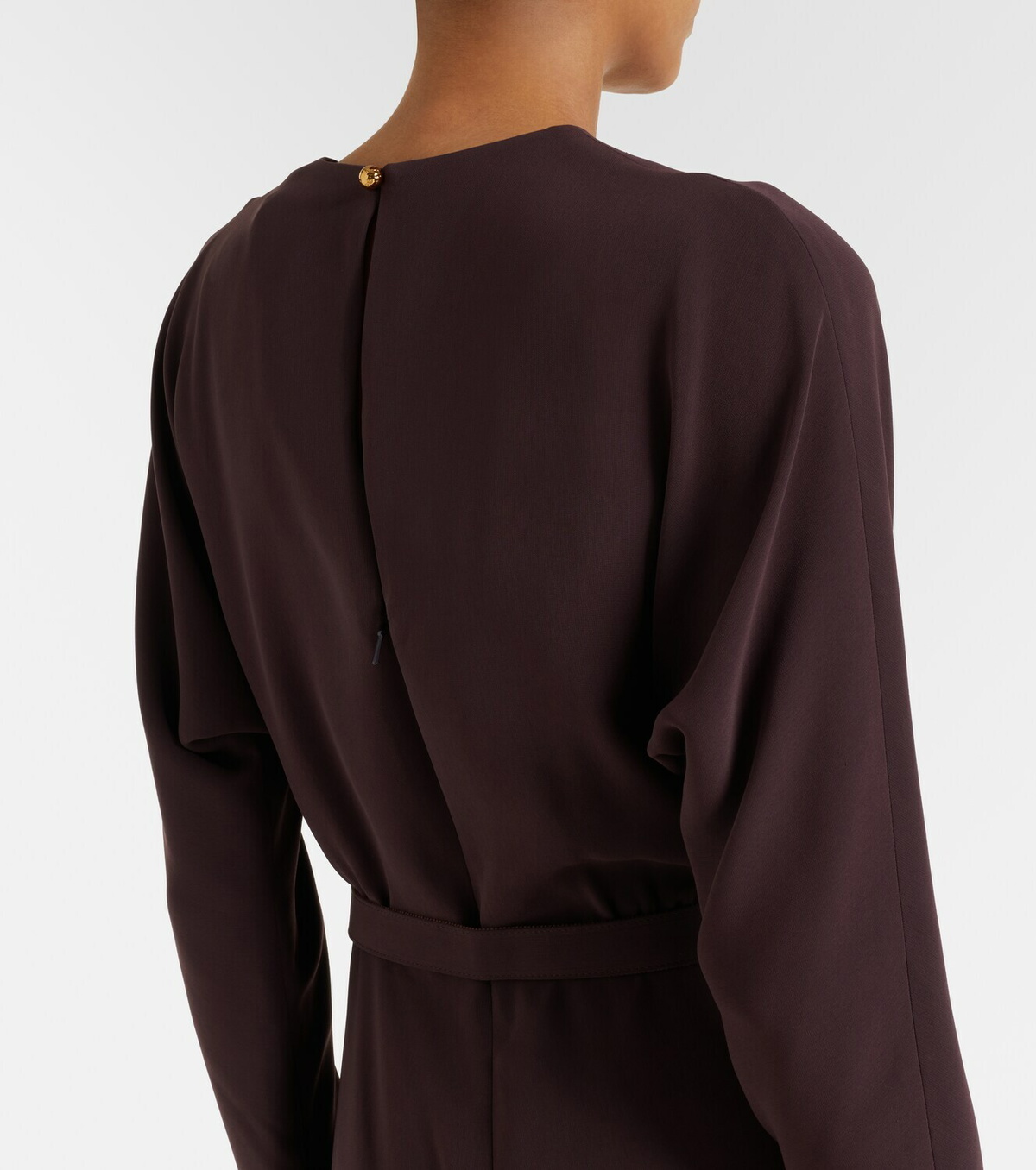 Max Mara Embellished cady maxi dress
