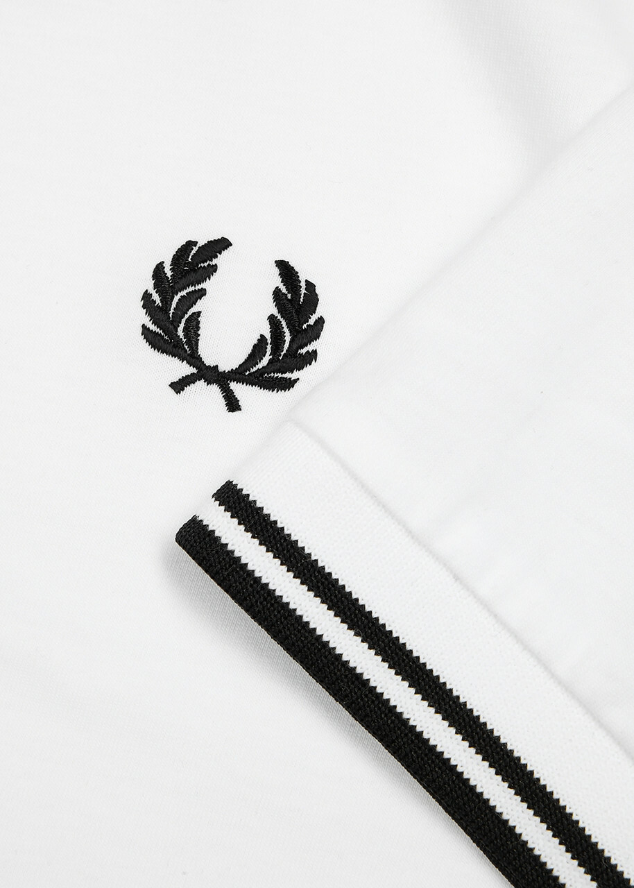 Fred Perry M1588 Cotton T-shirt White