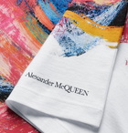 Alexander McQueen - Printed Cotton-Jersey T-Shirt - Men - White