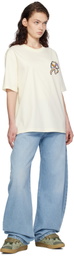 Lanvin Blue Curb Denim Sneakers