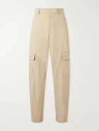 Bottega Veneta - Straight-Leg Cotton-Toile Cargo Trousers - Neutrals