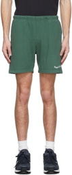 Museum of Peace & Quiet Green SSENSE Exclusive Wordmark Shorts