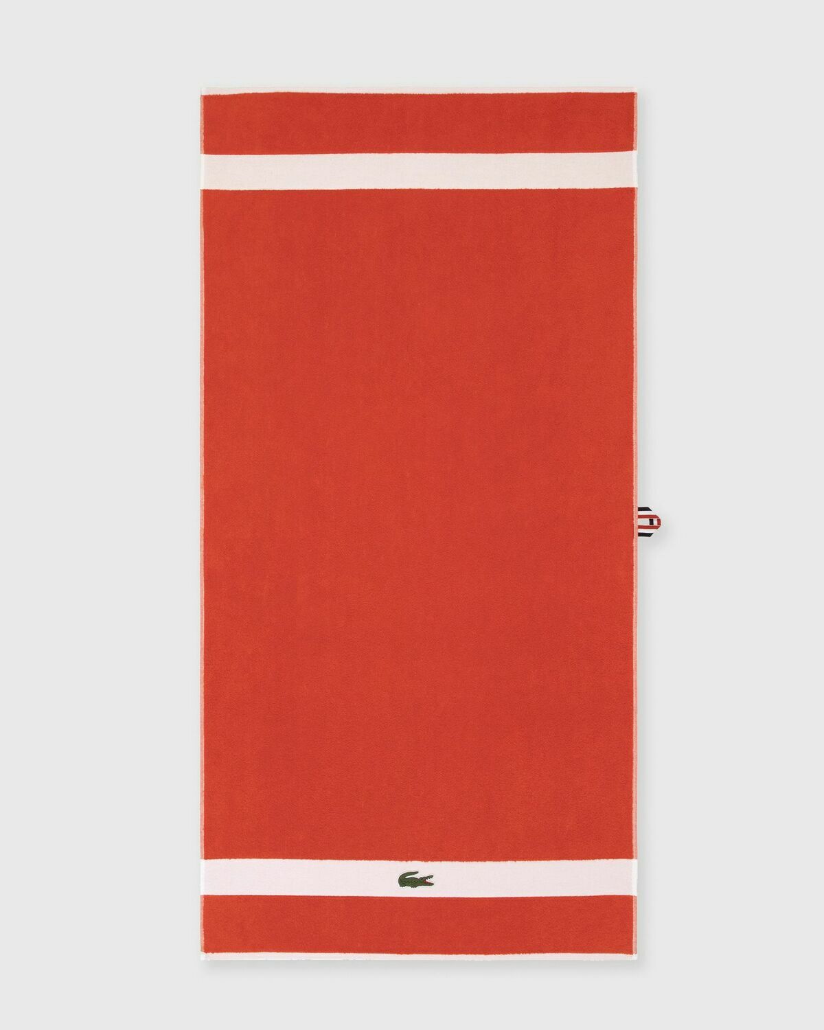 Lacoste Lcasual Bath Towel 70 C Mx140 Cm Red Bathing
