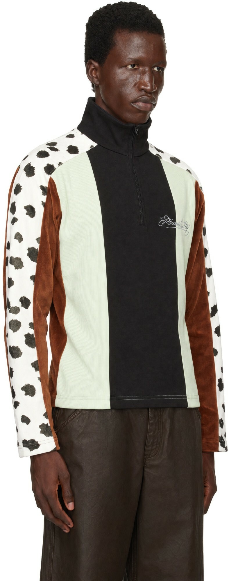 PDF Multicolor Tony Long Sleeve Sweater