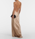 The Sei Silk satin gown