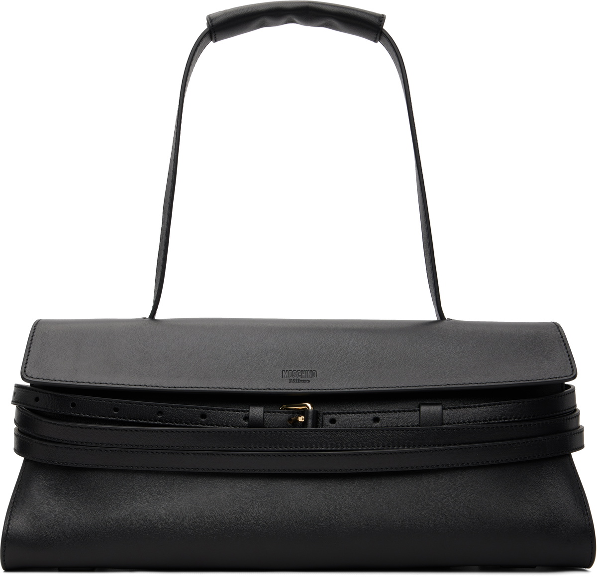 Moschino Black 'Tie Me' Shoulder Bag