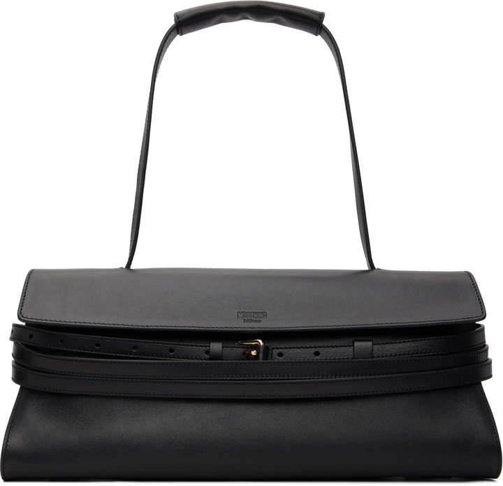 Photo: Moschino Black 'Tie Me' Shoulder Bag